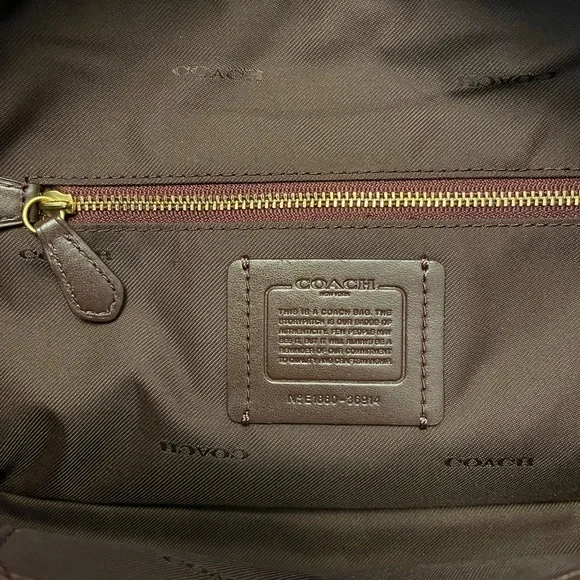 Coach 1941 Dreamer with Tattoo Feather Chelsea Champlain 36914 Plum - Picture 10 of 15